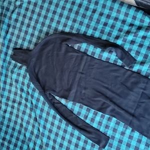 Black turtleneck sweater dress